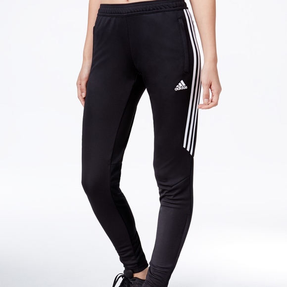 black and white adidas pants womens